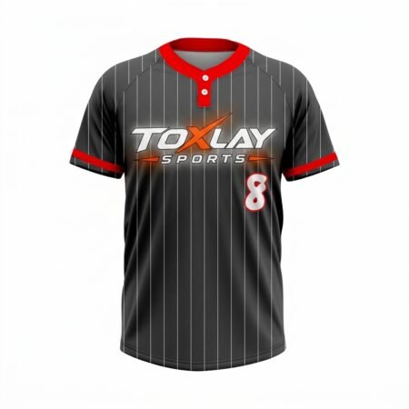 Custom Black White Pinstripe White-Black Authentic Baseball two Buttons Jersey