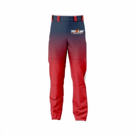 Custom Navy Red-White Baseball Pant