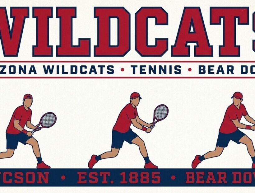 Arizona Wildcats tennis poster banner