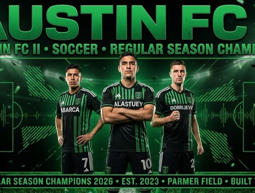 Austin FC II 2026 poster banner