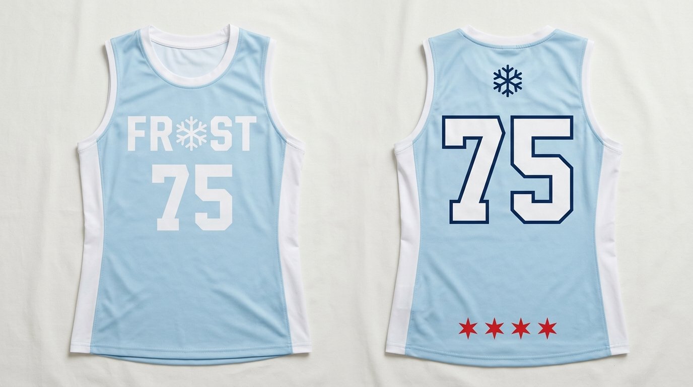 Amanda Peterson Chicago Frost jersey front and back