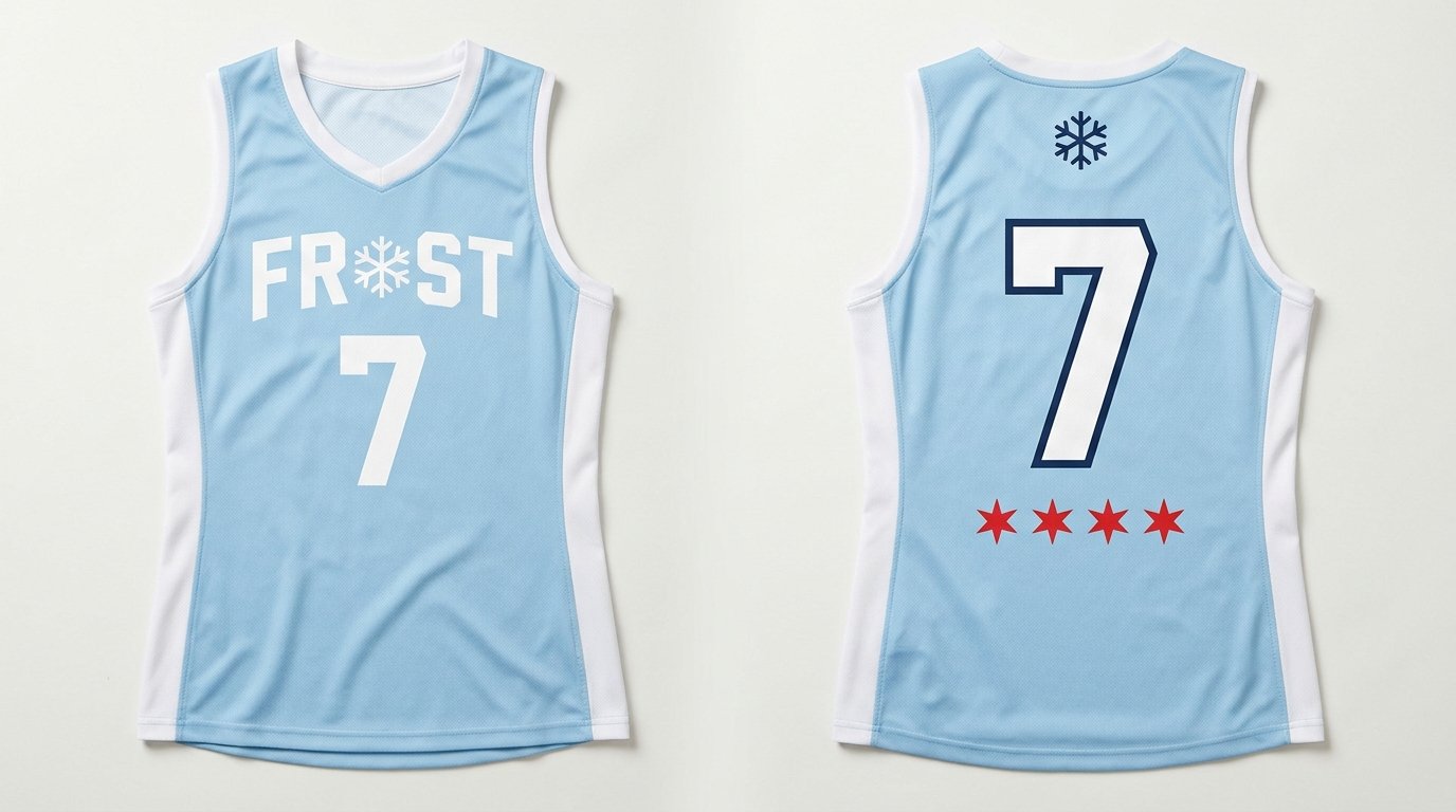 Lizzy Wexter Chicago Frost jersey front and back