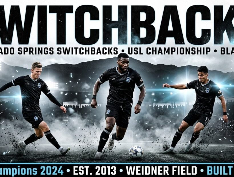 Colorado Springs Switchbacks FC 2026 poster banner