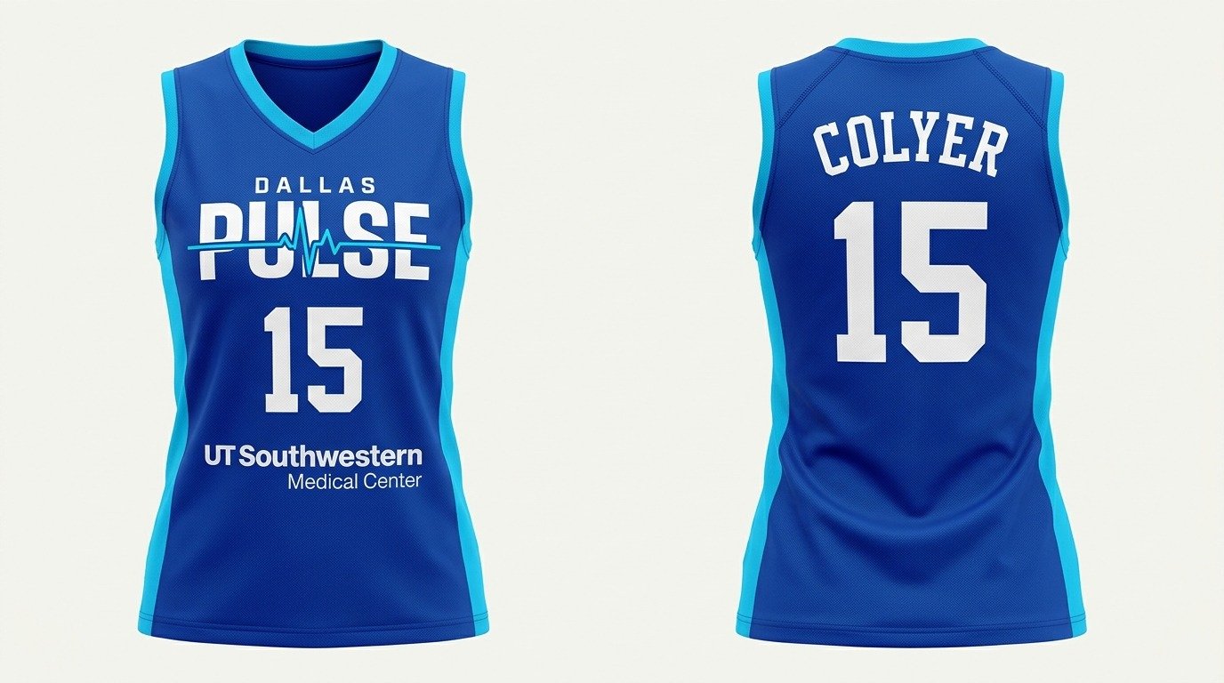 Mimi Colyer Dallas Pulse jersey front and back