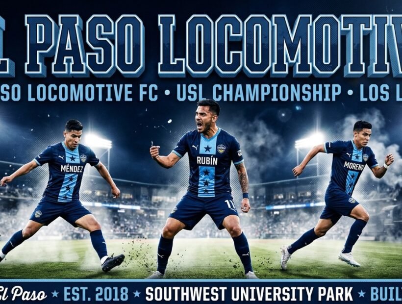 El Paso Locomotive FC 2026 poster banner