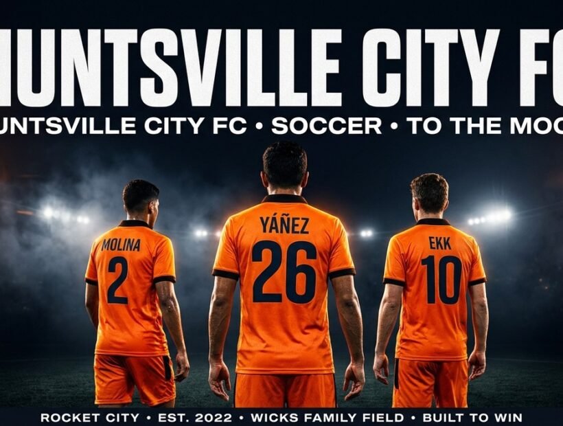 Huntsville City FC 2026 poster banner