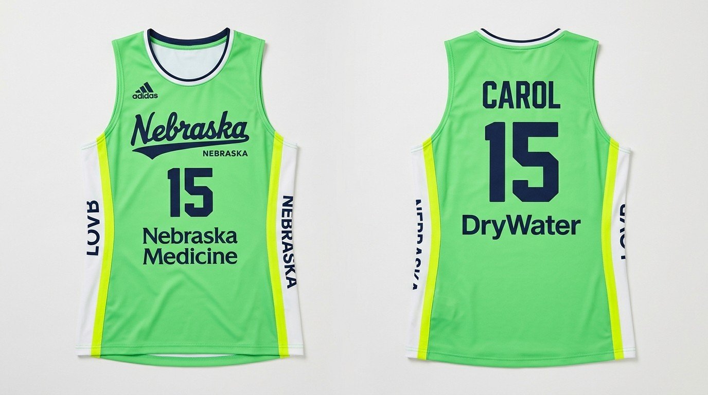 Ana Carolina LOVB Nebraska jersey front and back