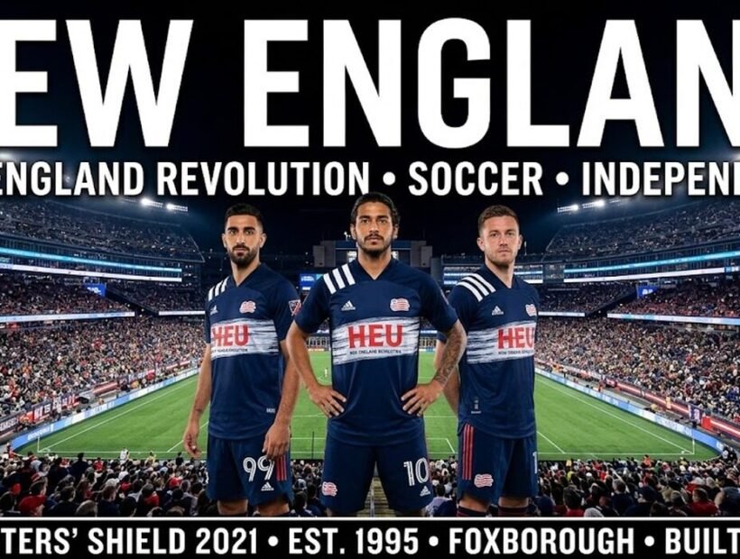 New England Revolution 2026 poster banner