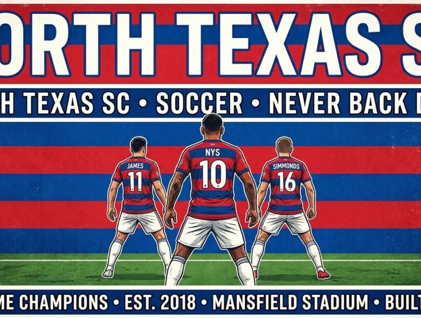 North Texas SC 2026 poster banner