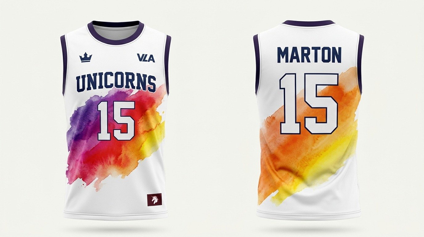 James Marton Ohio Valley Unicorns jersey front and back
