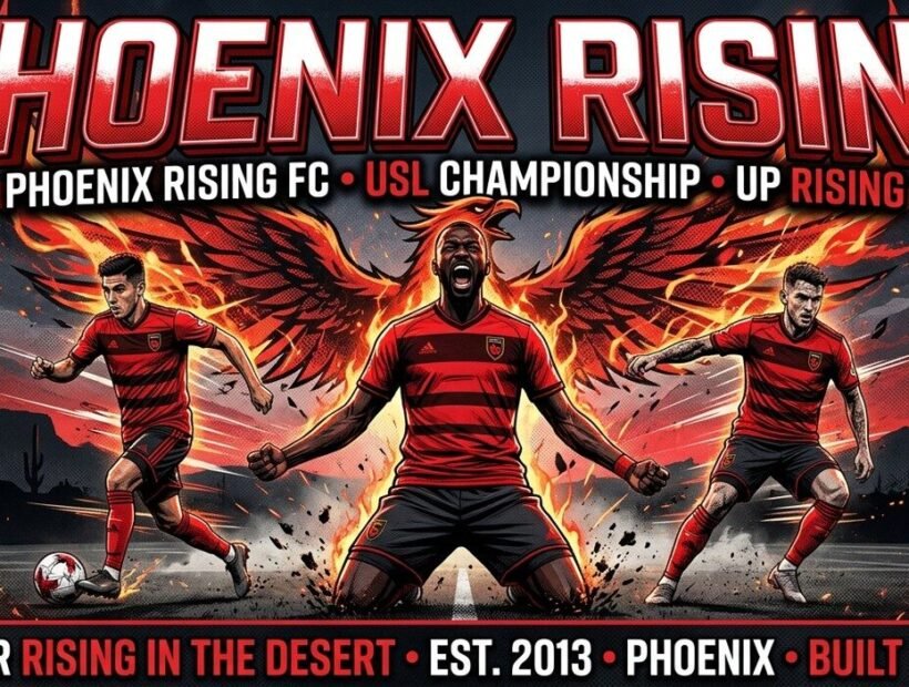 Phoenix Rising FC 2026 poster banner