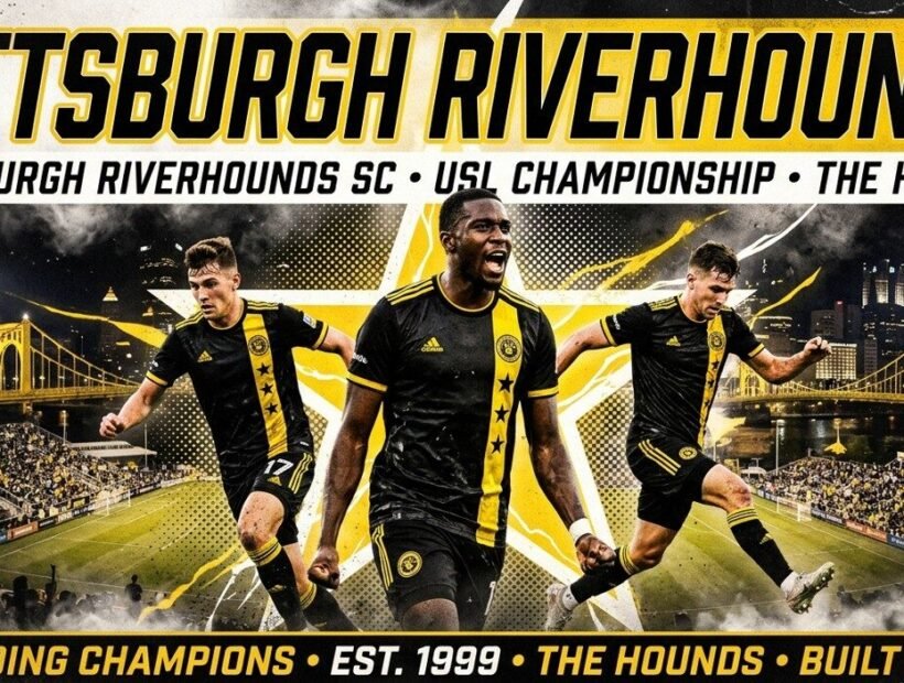Pittsburgh Riverhounds SC 2026 poster banner