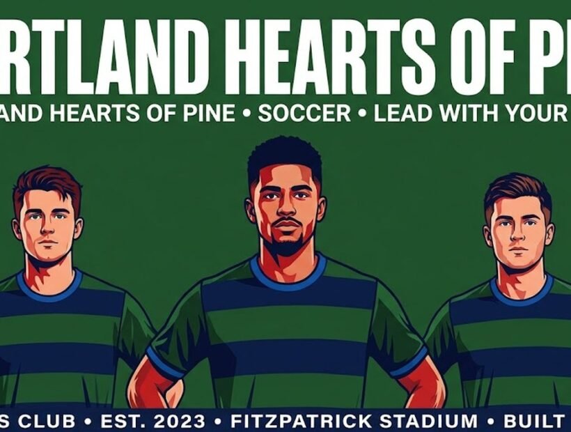 Portland Hearts of Pine 2026 poster banner