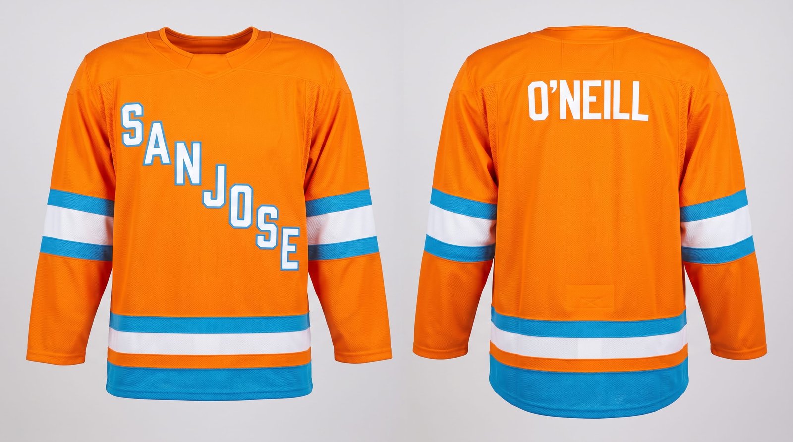 Kristin O’Neill PWHL San Jose style home jersey front and back