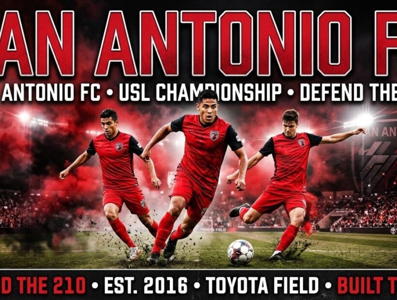 San Antonio FC 2026 poster banner