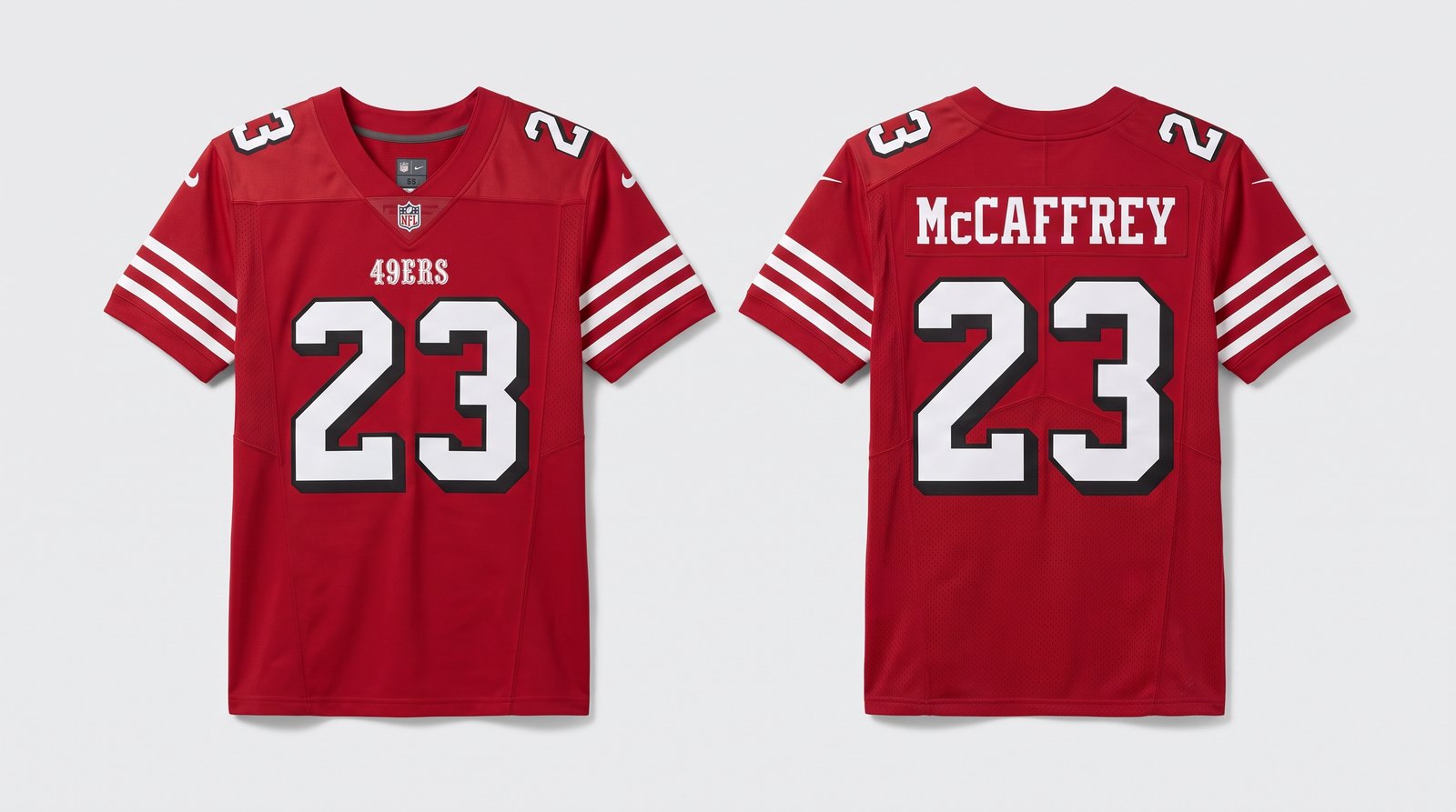 #23 McCaffrey — 49ers Style Home Jersey