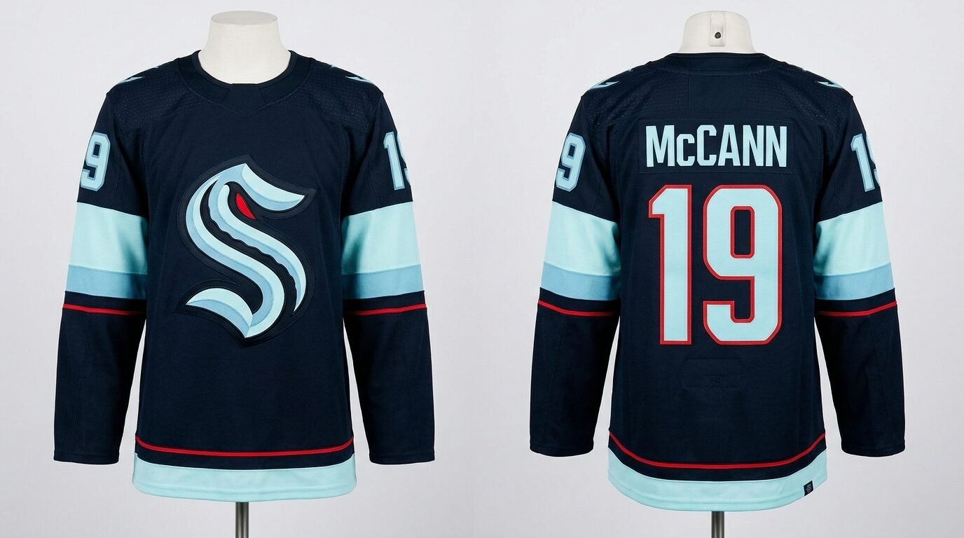 Jared McCann Seattle Kraken style home jersey front and back