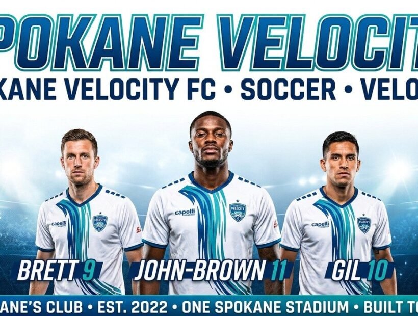Spokane Velocity FC 2026 poster banner
