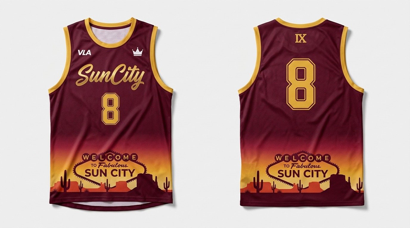 Charles Pollnow Sun City Team IX jersey front and back