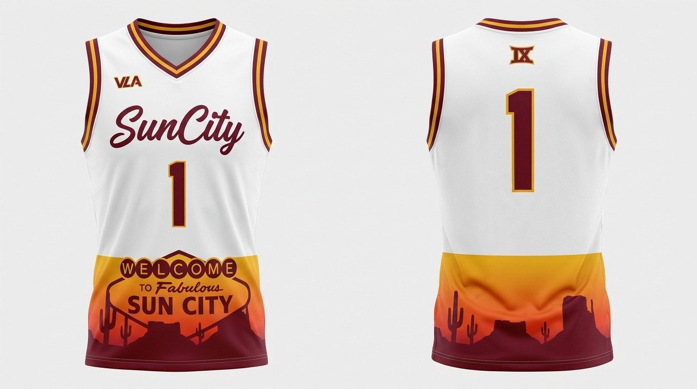 Jesus Izaguirre Sun City Team IX white libero jersey front and back