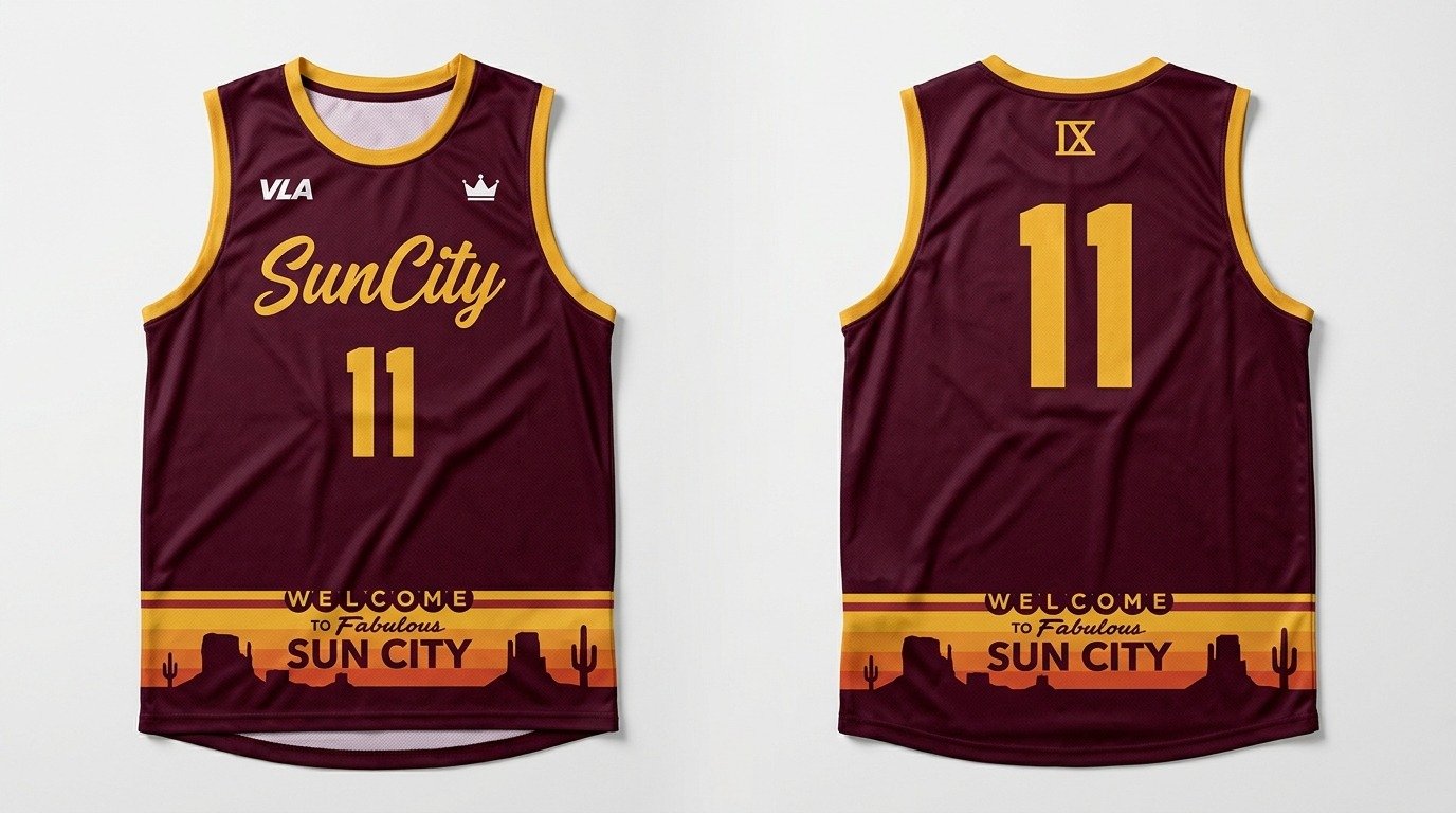 Tyler Gardenhire Sun City Team IX jersey front and back