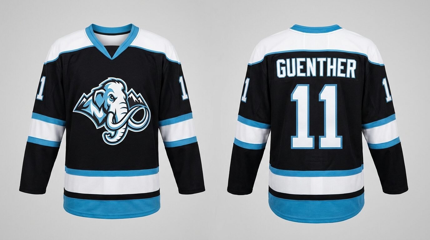 Dylan Guenther Utah Mammoth style home jersey front and back